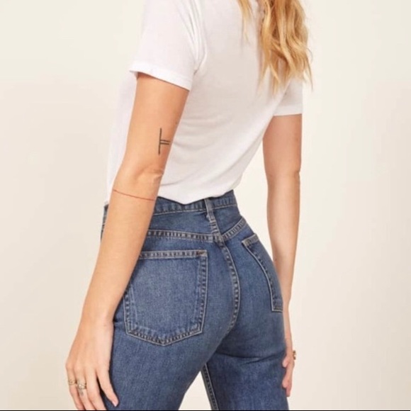 REFORMATION Julia High Waist Cigarette Jeans - Picture 2 of 6